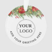 Logo d'affaires Moderne Marque de Noël Vert (devant)