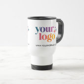 Logo d'affaires moderne promotionnel Voyage Mug (Devant droit)