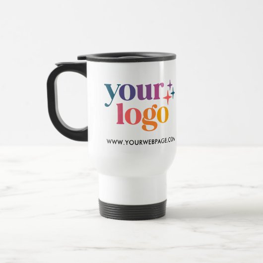 Logo d'affaires moderne promotionnel Voyage Mug (Gauche)