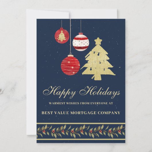 Logo d'affaires moderne QR Carte de vacances (Devant)