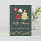 Logo d'affaires moderne QR Carte de vacances (Debout devant)