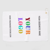 Logo d'affaires personnalisé Texte serviette de go (Horizontal)