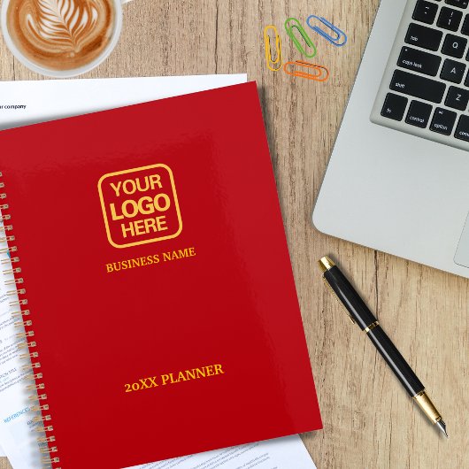 Logo d'affaires Red Gold Modern Professional