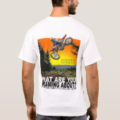 Logo d'avant de motocross de KMC et T-shirt (Dos)