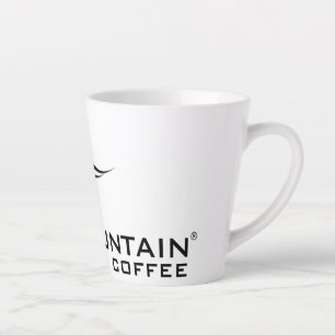 Logo de 12 oz de latte de Mug avec le café Sky Mo