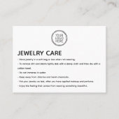 Logo de bijoux Partagez la carte Love Insert (Devant)