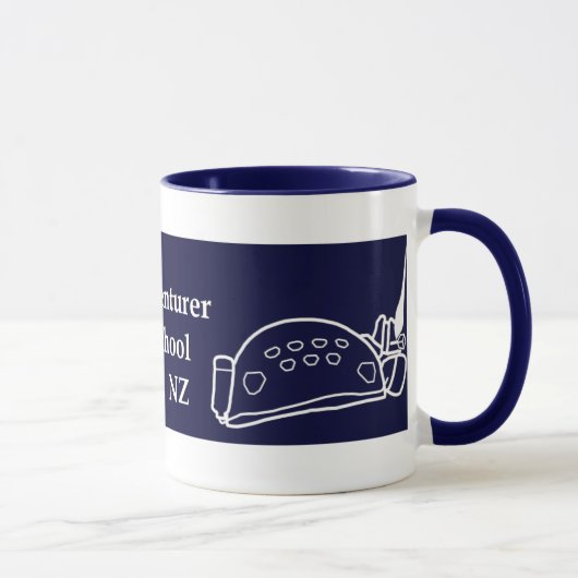 Logo de bleu de tasse de _de NVCS Waitomo (Droite)