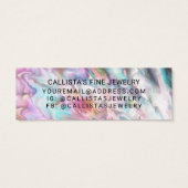 Logo de Boucle d'Oreille avec Gouttes de Paillette (Dos)