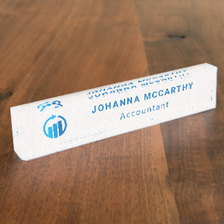 Logo de Business Accounting | Plaque de nom de bur