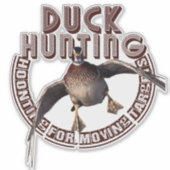 Logo de chasse au canard Sticker (Devant)