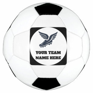 Logo de chaussure de football à ailes d'équipe de