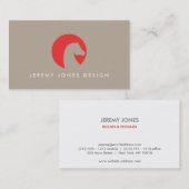 LOGO DE CHEVAL No 1 Carte de visite (Devant / Derrière)