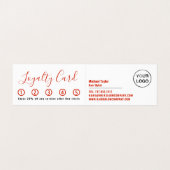 Logo De Cheveux, Stylo Cheveux, Carte De Fidélité  (Intérieur déplié)