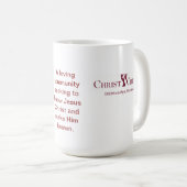 Logo de Christ Church Mug (Devant droit)