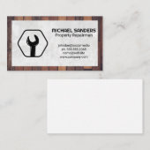 Logo de clé | Cartes en bois (Devant / Derrière)