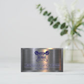 Logo de clé de réparation de voiture | Carte de vi (Debout devant)