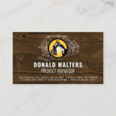 Logo de construction | Carte de visite des plans (Devant)