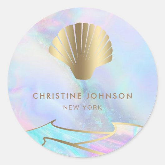 logo de coquillage Sticker (Devant)