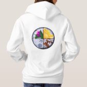 Logo de couleur - sweat - shirt à capuche de vêtem (Dos)