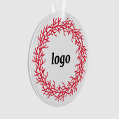 Logo de couronne rouge et blanc (devant)