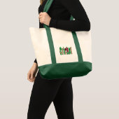Logo de cricket, sac de transport Green Fourre-tou (Devant (produit))