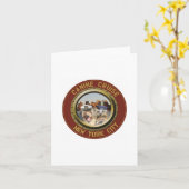 Logo de croisière carte pour notes Canine (Fleur jaune)