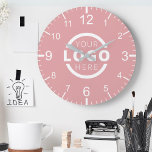 Logo de Custom Company<br><div class="desc">Add your custom corporate logo to create a wall clock. Makes a great promotional giveaway or corporate gift for customers, vendor, employees or other special people. choose from different clock shapes and sizes. No minimum quantity, no setup fees.</div>