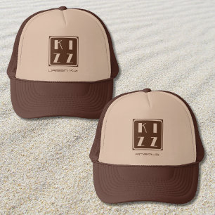 Logo de danse Kizz Kizomba Casquette brun Cappie