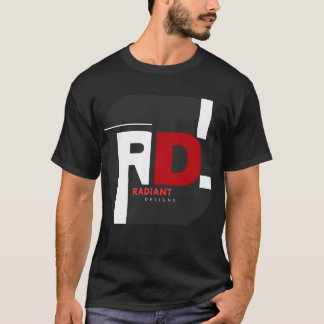 Logo de design radiant T-shirt graphique