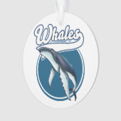 logo de dessin animé sur la baleine (devant)