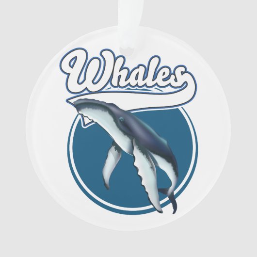 logo de dessin animé sur la baleine (devant)