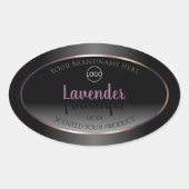 Logo de Étiquettes de  de cadres violets noirs et  (Devant)
