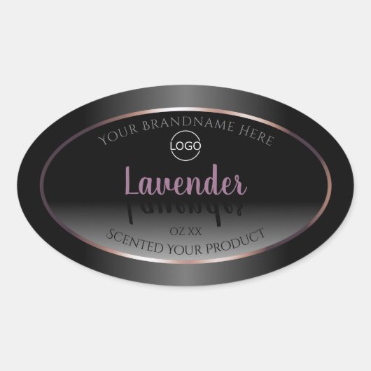 Logo de Étiquettes de de cadres violets noirs et (Devant)