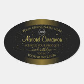 Logo de Étiquettes de Parties scintillant Black Go (Devant)