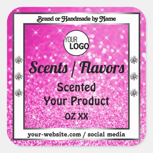 Logo de Étiquettes de produits de Parties scintill (Devant)