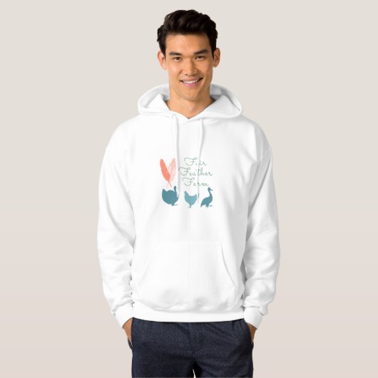 Logo de ferme de sweat - shirt à capuche (Devant entier)