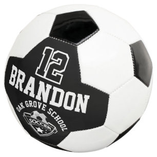Logo de football - noir et blanc