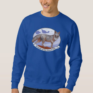Logo de Fox de l'île adulte bleu / Sweatshirt coul