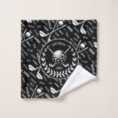 Logo de golf personnalisé stylisé (Gant de toilette)