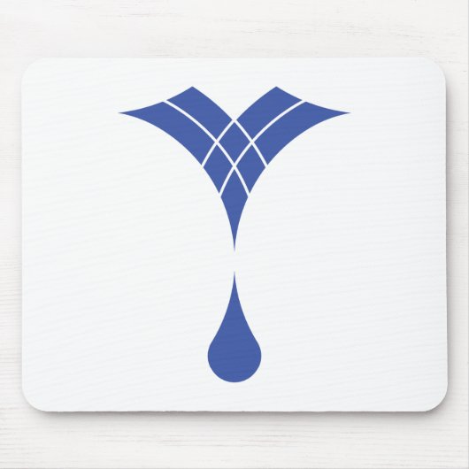 logo de goutte d'eau sur tapis de souris (Devant)