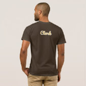 Logo de jaune de T-shirt de Clark (Dos entier)