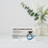 Logo de la bouteille de Spray | Carte de visite de (Debout devant)