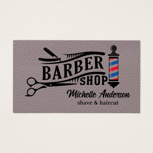Logo de la Boutique de Barber (Devant)