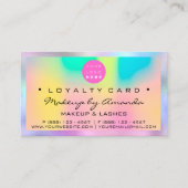 Logo de la carte de fidélité 6 punch maquillage on (Devant)