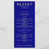 Logo de la carte de menu du petit déjeuner d'entre (Dos)