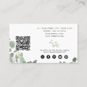 Logo de la carte de rendez-vous client Eucalyptus  (Dos)