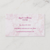 Logo de la femme du Shopper Blonde Cartes de visit (Dos)