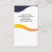 Logo de la fusée à ampoules | Carte de visite de c (Dos)