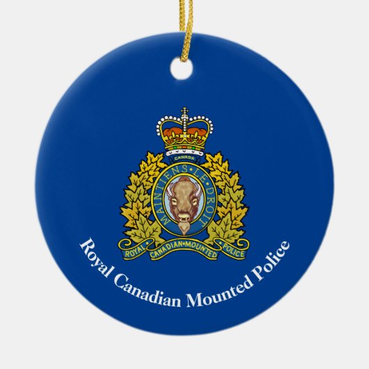 Logo de la Gendarmerie canadienne Ornement de Noël (Devant)