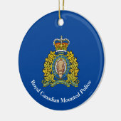 Logo de la Gendarmerie canadienne Ornement de Noël (Gauche)